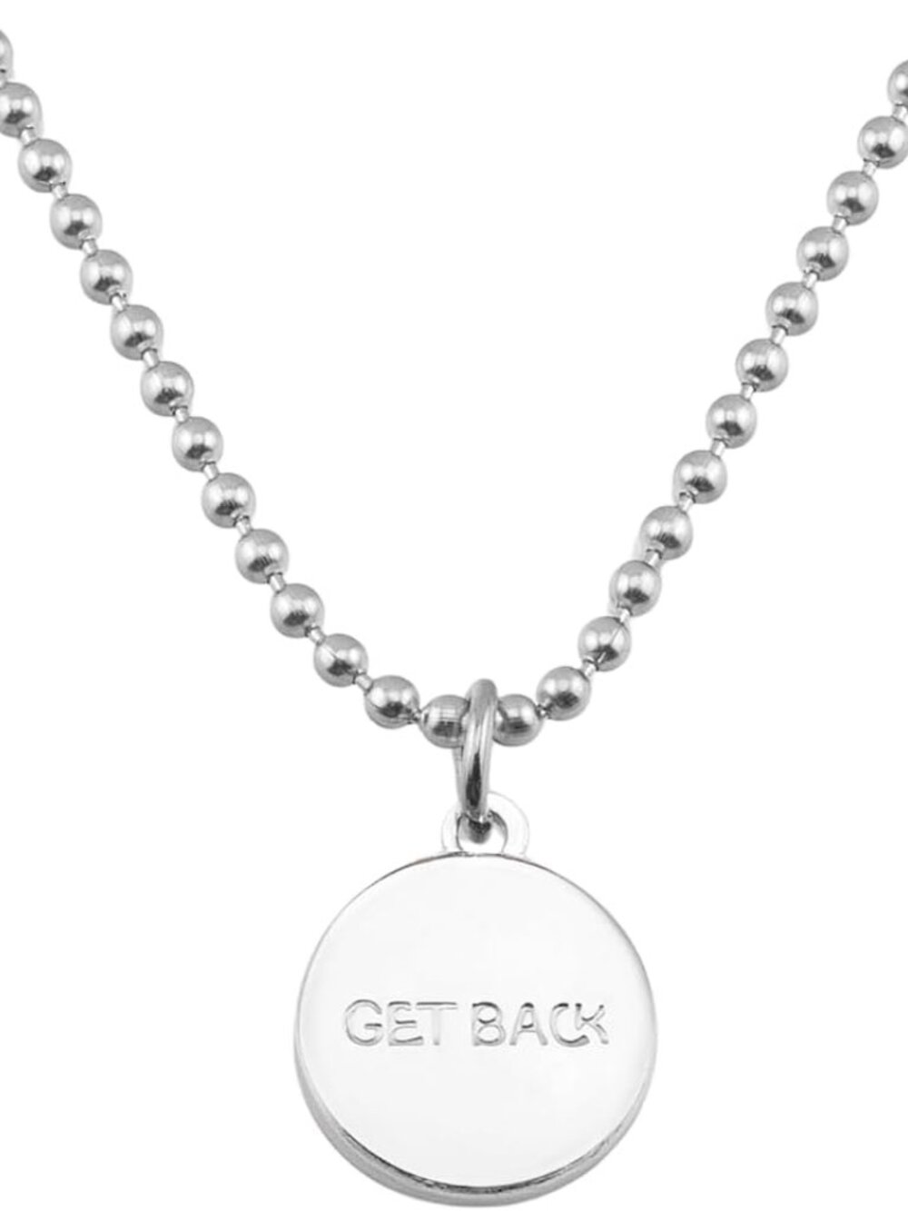 St. Christopher Surf Necklace – Silver Medallion, 18" Ball Chain, Water-Resistan - Picture 5 of 5